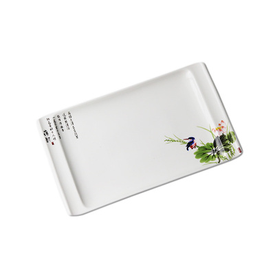 创意中式陶瓷菜盘子田园风意境菜