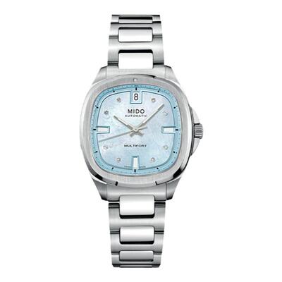 Mido美度手表女新款舵手系列TV轻影全自动机械表时尚女士腕表礼物