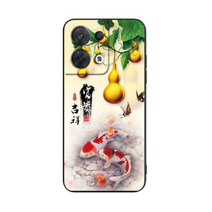 LuckRider适用opporeno8手机壳PGBM10女孩pgbm10硅胶reon8撞色remo8外壳Ren08成功0PP0Ren08仙女reno8黑边女
