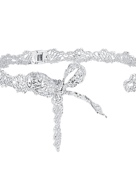 YVMIN尤目 x SHUSHUTONG 蕾丝蝴蝶结项圈项链情人节生日礼物