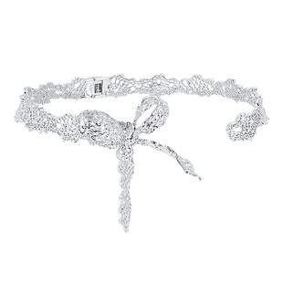 YVMIN尤目 x SHUSHUTONG 蕾丝蝴蝶结项圈项链情人节生日礼物