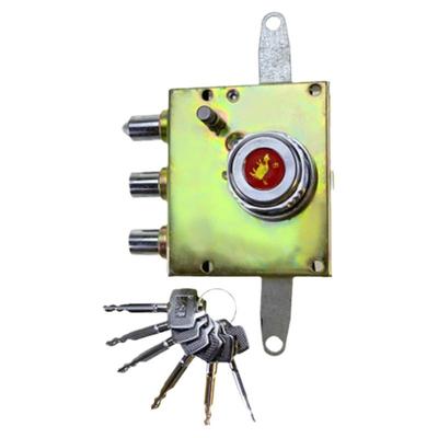 老式防盗门自动碰锁十字叶片锁芯