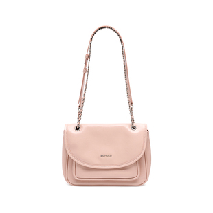 西木汀心动 秋季粉色小包包链条包女高级感流浪包时尚单肩斜挎包