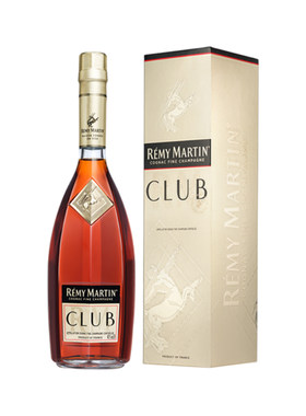 【官方旗舰】人头马CLUB法国优质香槟区干邑白兰地洋酒1000ml*3瓶