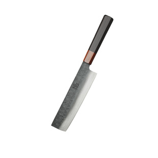 邓家刀大马士革主厨刀大足龙水厨房刀具锻打锋利锤纹切片专用菜刀