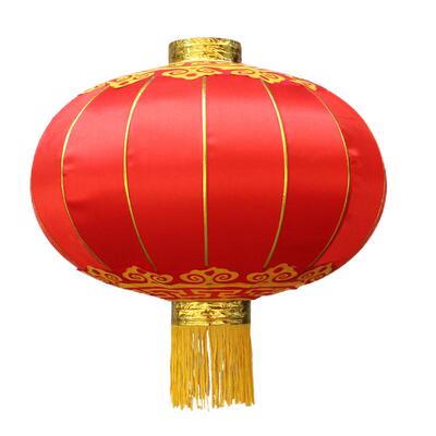 大红灯笼绸缎新年乔迁大红灯笼
