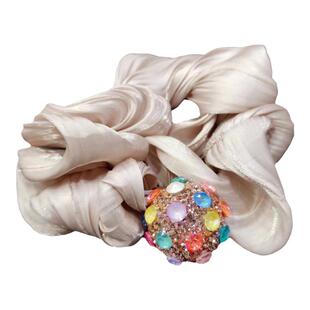 米龙原创施华正品摩卡水晶水钻满钻大球小仙女发绳发圈皮筋头饰