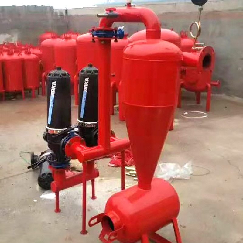 离心网式过滤器 农业灌溉井水除泥沙过滤器 水肥一体机离心过滤器