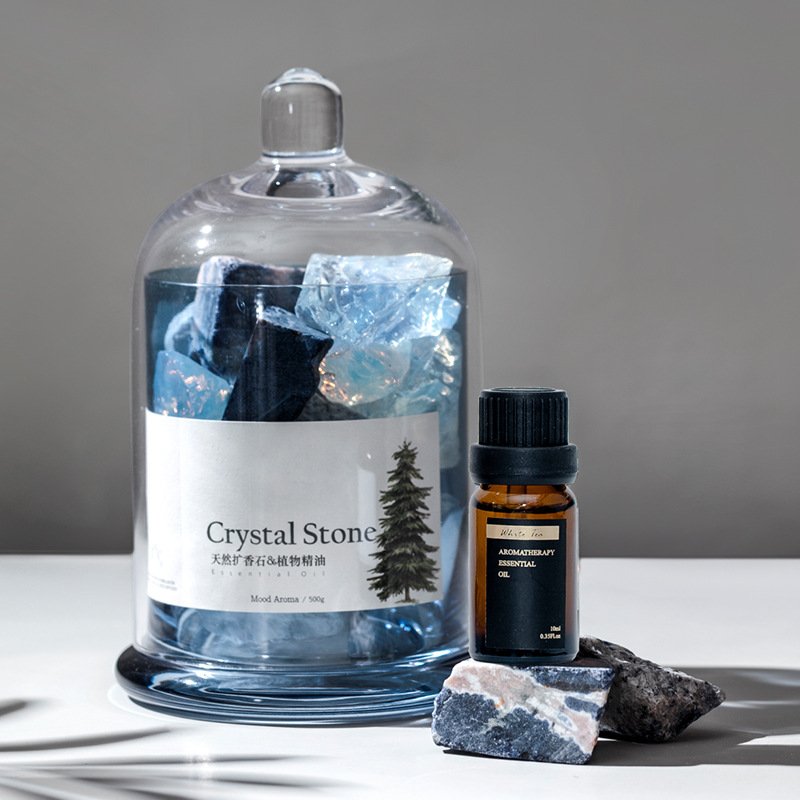 晶石扩香石手工DIY精油异味客厅香薰家用香卧室罩氛玻璃杯去香薰