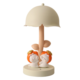 柿柿如意台灯摆件房间改造卧室床头柜装饰新居乔迁之喜生日礼物女