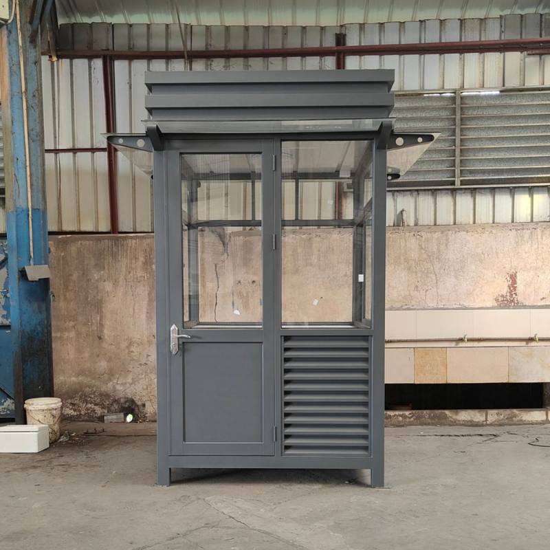 岗亭保安亭厂家现货可门卫户外亭收费停车场移动室亭钢结构保安