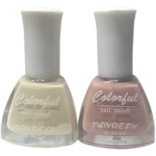 春夏裸色指甲油女免烤持久2025年新款快干不掉色不可剥冰透奶黄色