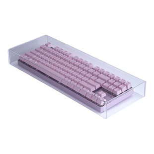 圆佑堂键盘防尘罩套鼠标罩机械盖台式透明亚克力104键68键75键夜魔高透空气罩樱桃87键防宠物踩踏保护防水罩