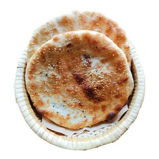 淄博美食焦庄烧饼夹肉特产吊炉老式烧饼手工烤制现烤芝麻饼即食