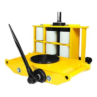 沪工手摇搬运坦克车地牛小坦克重物移位器6T8吨12T地坦克起重工具