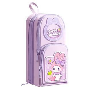 书包笔袋初中女生可立式铅笔盒小学生男孩文具盒帆布多功能收纳包高颜值ins风2025年新款儿童大容量手提袋子