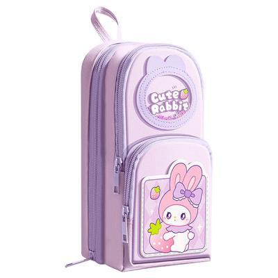 书包笔袋初中女生可立式铅笔盒小学生男孩文具盒帆布多功能收纳包高颜值ins风2025年新款儿童大容量手提袋子