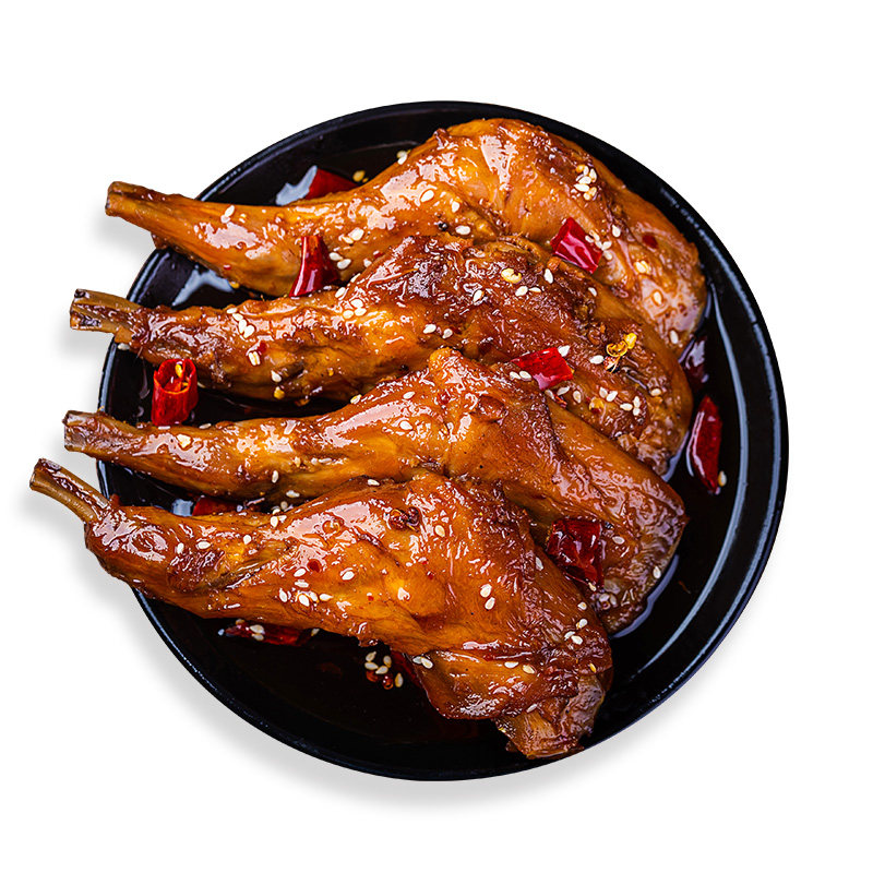 椒盐记麻辣兔腿自贡香辣兔头熟食