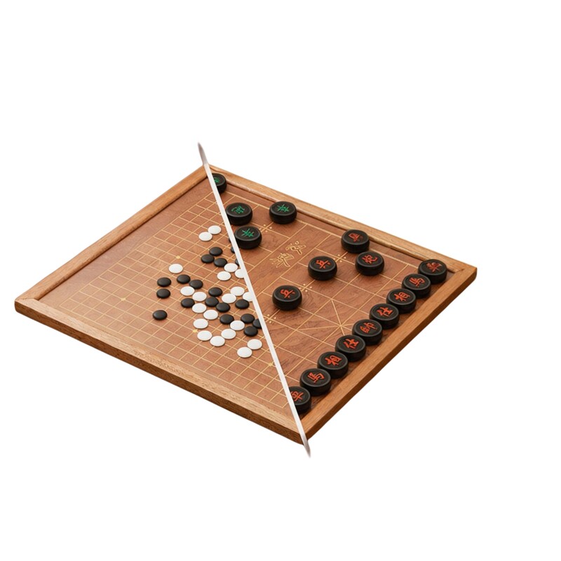 棋先锋实木三用棋盘套装
