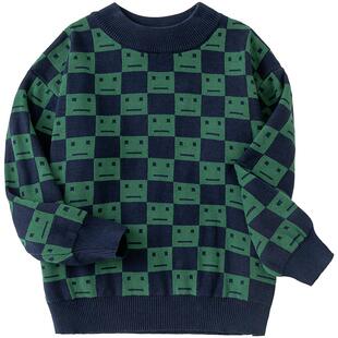 小象汉姆童装男童毛衣秋冬款儿童针织衫套头男孩打底2025新款纯棉