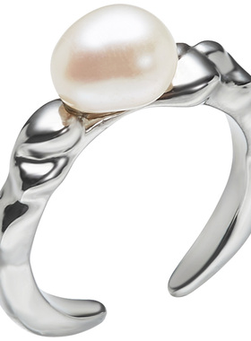 PEARLONA巴洛克珍珠开口戒指