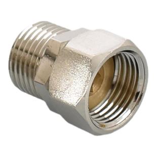 4分内外丝直活接黄铜电镀变径DN15/20/25双内丝活动1寸/6分管接头