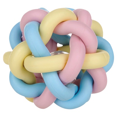 华元狗狗玩具铃铛七彩幼犬磨牙