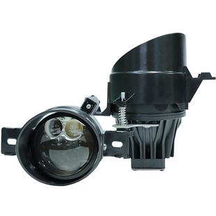 适用日产途达轩逸纳瓦拉天籁蓝鸟雾灯改装激光双光透镜远近光LED