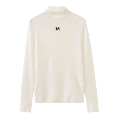 【商场同款】水云间高领羊毛针织衫内搭上衣女秋冬新款百搭长袖薄