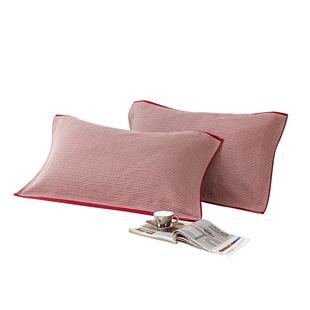 棉田纯棉纱布枕巾全棉加厚透气吸汗柔软高端家用男士纯棉枕头巾