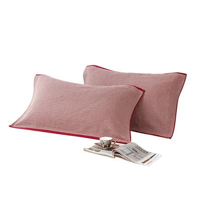 棉田鸟叔纯棉纱布枕巾吸汗透气