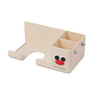 可爱免打孔电吹风机置物架卫生间浴室风筒懒人支架壁挂式收纳挂架