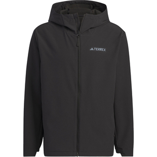 Adidas/阿迪达斯官方正品户外加绒男士运动连帽软壳衣外套IL9011