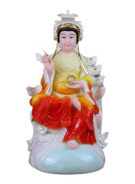 地母元君后土夫人19英寸汉白玉