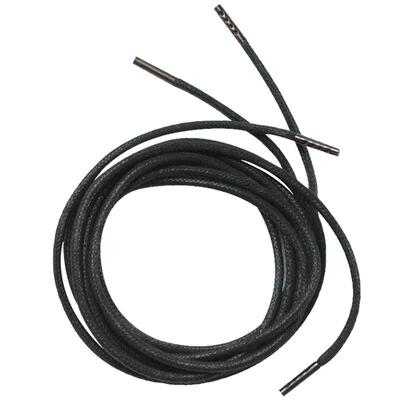 阿虎2MM细打蜡鞋带 原创金属头细孔皮鞋皮靴正装 商务男 女鞋用