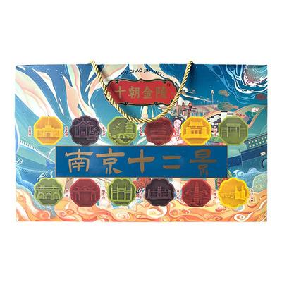 南京特产金陵十二景糕伴手礼糕点地方传统美食软糯清甜糕点