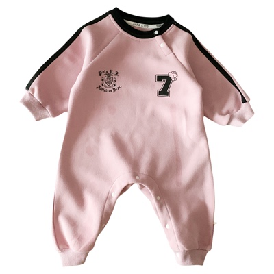 sarakids秋季亲子装洋气母子母女衣服特别的一家三口秋装宝宝爬服