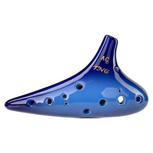 tng陶笛乐器12孔专业陶笛12孔陶笛儿童埙乐器陶笛教程教学送银河