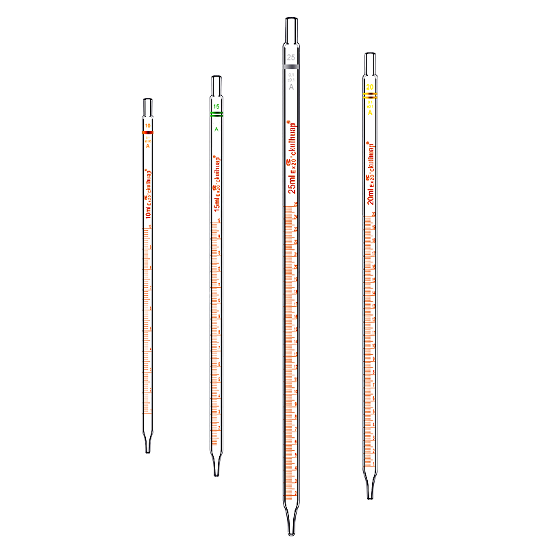正品天玻牌/葵花牌移液管刻度吸管大肚吸量管 0.1ml/0.2ml/0.5ml/1ml/2ml/5ml/10ml/25m