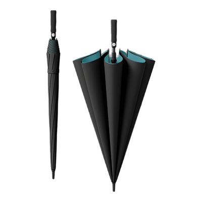 双层自动雨伞长柄抗风暴雨加大