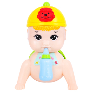 小宝宝学爬神器爬行玩具婴幼儿引导电动爬娃9会爬8八个月6-12爬娃