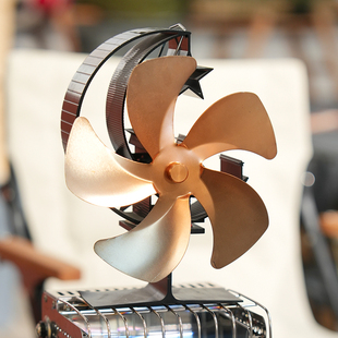 热能风扇羊驼炉风扇搭配配件柴火炉壁炉取暖炉煤油炉热动力扇