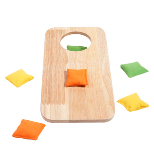 儿童丢沙包投掷游戏幼儿园大中班益智区材料玩具投放亲子互动桌游