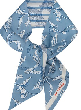 EP雅莹饰品 真丝双面印花丝巾发带装饰宽飘带包绑带 26新品ZP01A