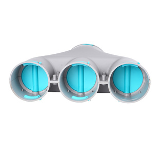 斐恩瑞新风PE管防脱口分支器带锁闭阀U形三通四通