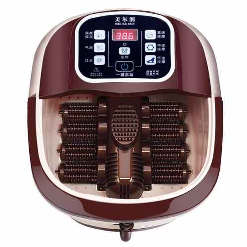 美尔润足浴盆全自动按摩电动泡脚桶家用深桶洗脚盆加热足浴神器