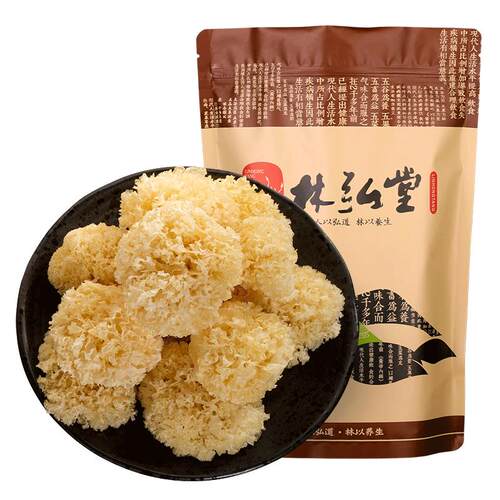 【特级】长白山野外生椴木小银耳出胶白木耳干货无硫糯雪耳碎丑耳