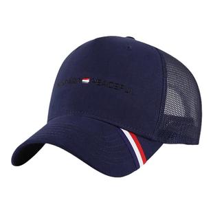 lackpard帽子男棒球帽大头围防晒透气网眼高冠硬顶显脸小鸭舌帽