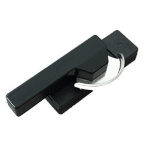 亚尔小方柄月牙锁铝合金推拉窗YAER方柄月牙挂钩锁平移窗弯钩锁