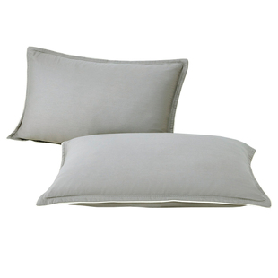 100%全棉枕头套一对装家用48x74cm学生40x60cm带拉链纯棉枕套一个